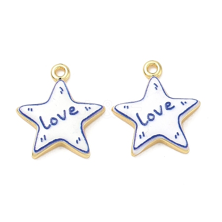 Printed Brass Pendants KK-CBA42CA-08G-08-1