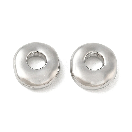 Brass European Beads KK-CBAFC6C-02P-1