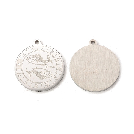 Non-Tarnish 304 Stainless Steel Pendants LS-STAS-A074-03K-P-1