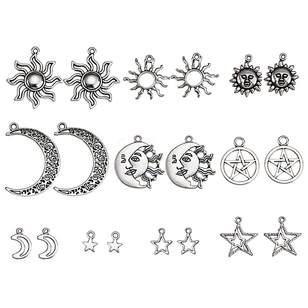 Tibetan Style Alloy Pendants TIBEP-CJ0001-08-1