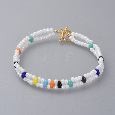 Multi-strand Bracelets BJEW-JB04752-1