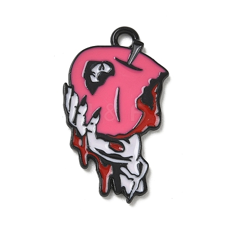 Halloween Alloy Enamel Pendants AL-CBA492B-02E-EB-1