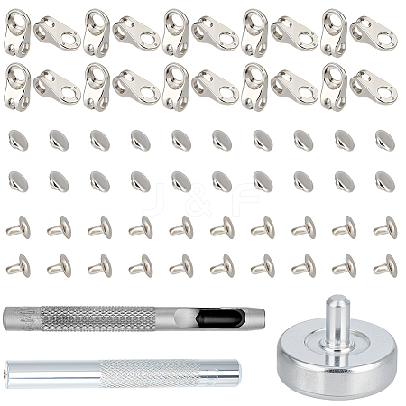 Alloy Boot Lace Hooks FIND-PH0027-20-1