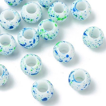 20Pcs Acrylic European Beads OPDL-YW0001-04D-1