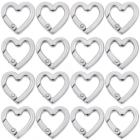 32Pcs Zinc Alloy Spring Gate Rings FIND-SC0012-71-1