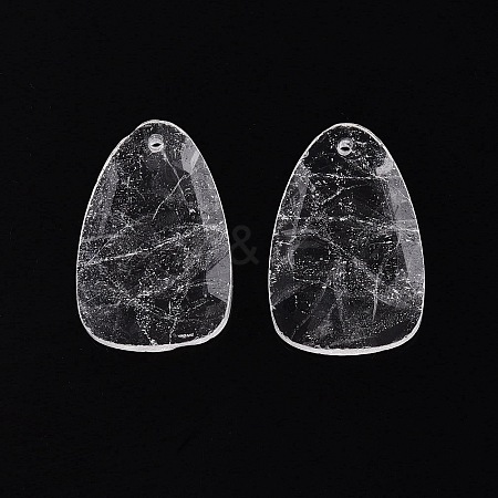 Natural Quartz Crystal Pendants G-Q601-38K-1