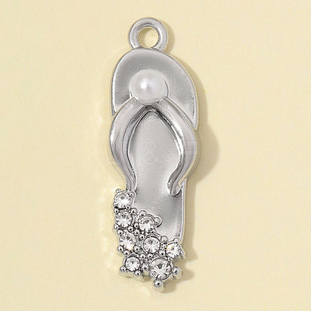 Zinc Alloy with Crystal Rhinestone Pendants RB-OY001-88P-1