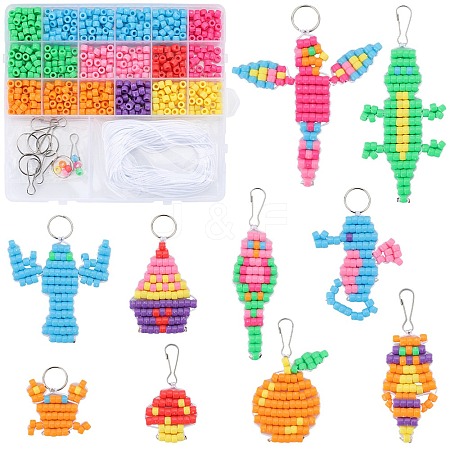 DIY Animal Keychain Making Kit DIY-SC0023-68-1