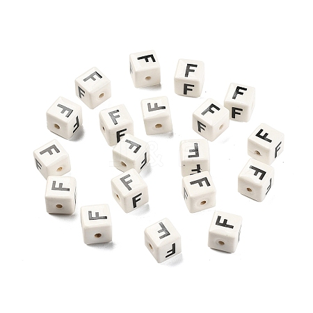 20Pcs Porcelain Beads PORC-FS0001-08F-1
