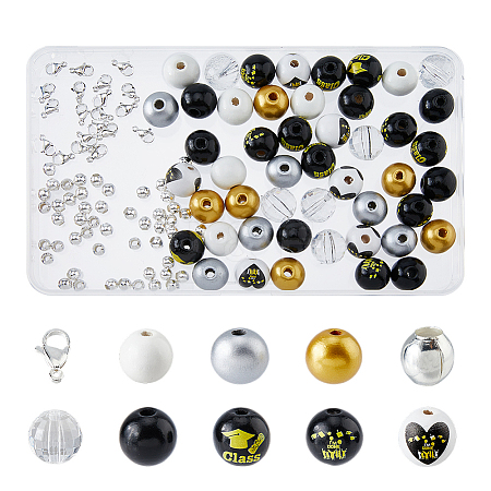 DICOSMETIC Senior Year Theme Jewelry Finding Kit DIY-DC0002-40-1