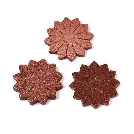 Synthetic Goldstone Cabochons G-N348-04-1