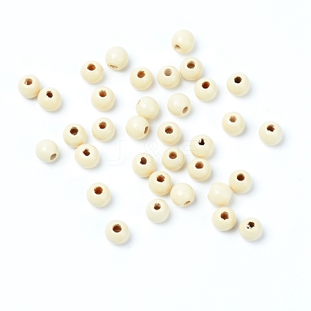 Natural Pecan Wood Beads WOOD-SZC0001-01A-1