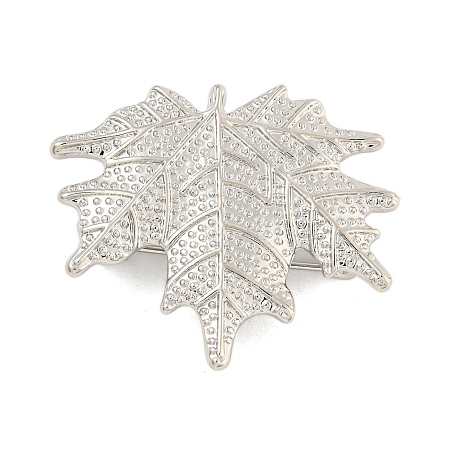 Maple Leaf Shape Alloy Brooch JEWB-U006-04P-1