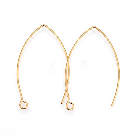 304 Stainless Steel Earring Hooks STAS-F191-02G-A-1