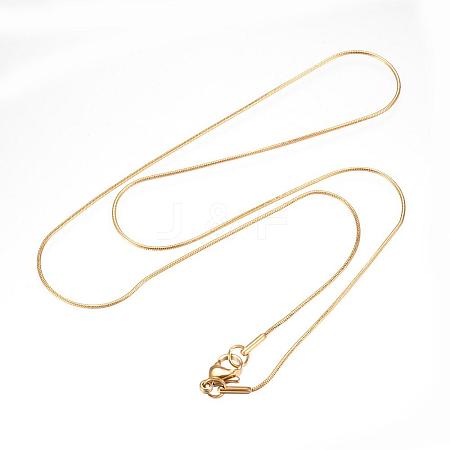304 Stainless Steel Necklaces NJEW-D281-01-1