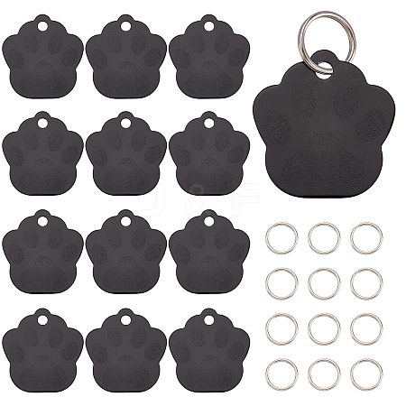60Pcs 2 Style Aluminum Alloy Pendants ALUM-BC0001-63B-1