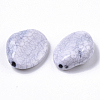 Crackle Opaque Acrylic Beads CACR-N003-07-2