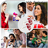 4 Pairs Sport Ball Alloy Stud Earrings for Women EJEW-BBC0001-52D-6