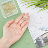 30Pcs 3 Style Brass Wine Glass Charms Rings KK-PH0002-72-5