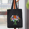 DIY Canvas Shoulder Bag 3D Embroidery Starter Kit DIY-WH0386-45-5