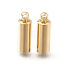 Brass Cord Ends KK-H759-42C-G-1