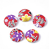Imitation Leather Cabochons LS-WOVE-S118-17C-1