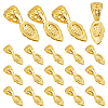 20Pcs Rack Plating Brass Pinch Bails KK-HY0004-21G-1