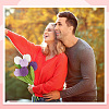 6Pcs 3 Colors Polyester Knitting Artificial Tulip Flower AJEW-CY0001-18-4