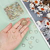 80Pcs 2 Color 304 Stainless Steel Leverback Earring Findings STAS-SP0001-17-3