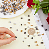210Pcs 3 Colors Brass Rhinestone Beads KK-DC0005-12-3