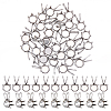30Pcs 304 Stainless Steel Rhinestone Claw Pendant Settings STAS-BBC0008-35-1