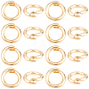 20Pcs Brass Locking Jump Rings KK-BBC0023-10C-1