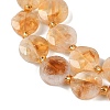 Natural Yellow Quartz Beads Strands G-C116-A58-01-4