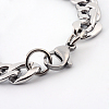 201 Stainless Steel Curb Chains  Necklaces NJEW-R063-30P-3