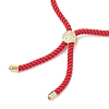 3Pcs 3 Styles Christmas Handmade Glass Seed Beaded Slider Bracelets BJEW-MZ00226-6