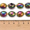 Electroplated Natural Druzy Geode Crystal Beads Strands G-F833-O01-01E-5