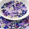 Ocean Theme Diy Painted Glass Beads DIY-YW0008-82B-1