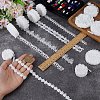 30Yards 10 Styles Polyester Lace Trim OCOR-MA0001-76A-3