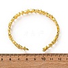 Brass Cuff Bangles for Women BJEW-F514-02G-5