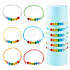 6Pcs Glass Beads Bracelets BJEW-TAC0038-1