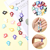 20Pcs 10 Colors Glass Beads Enamel Beads BLOW-SC0001-03-3
