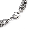 Tarnish Resistant 201 Stainless Steel ID Bracelets LS-BJEW-F331-08P-3