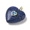 Dyed Natural Lapis Lazuli Pendants G-C274-04G-2