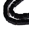 Natural Black Onyx(Dyed & Heated) Beads Strands G-T139-8x8-35B-3