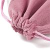 Velvet Jewelry Drawstring Storage Pouches ABAG-P013-02C-06-3