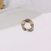 Handmade Natural Picasso Jasper Stretch Rings ZE1660-4-1