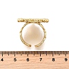 Brass Cuff Rings for Women RJEW-F183-02B-G-5