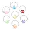 Transparent Acrylic Finger Rings RJEW-JR00957-2