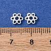 Brass Bead Caps KK-C157-03A-S-2