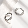201 Stainless Steel Hoop Earrings EJEW-Z137-02P-04-3